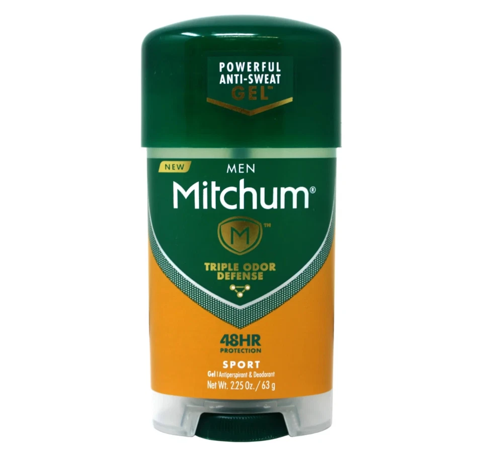 Paquete de 2 Mitchum Desodorante Antitranspirante Gel Deportivo para Hombres 2.25 OZ Foto 2 de 3