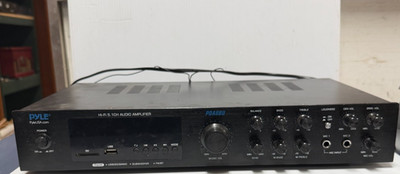 Pyle 5 Channel Audio Amp Built-in Bluetooth Wireless Audio Streaming (Untested)