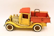1960s Vintage Buddy L Surf & Dump Pressed Steel Hot Rod Dump Truck