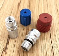 2X HD ND KLIMAANLAGE F&Uuml;R KFZ AUDI FORD OPEL SEAT SKODA VW ANSCHL&Uuml;SSE