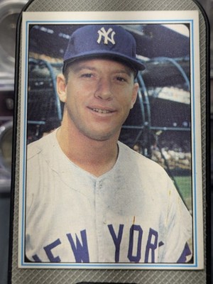 1982 ASA The Mickey Mantle Story - Mickey Mantle Header Card #1 Blue Back /5000