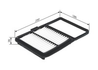 NEU - Bosch F026400170 Luftfilter FüR Toyota