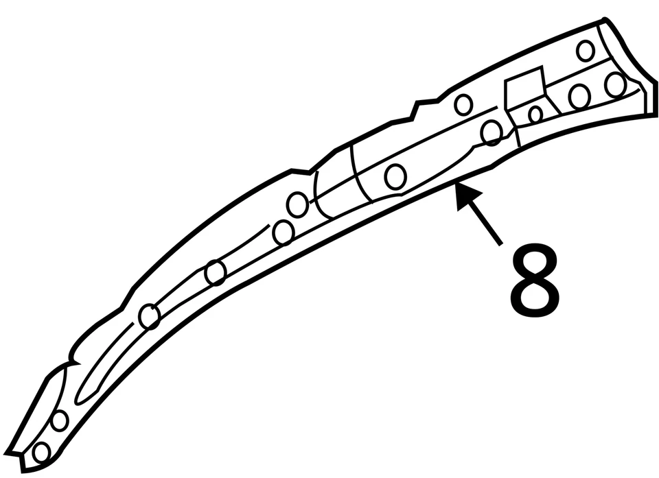 2005-2009 CHEVROLET PONTIAC EQUINOX TORRENT RAIL ASM RF INR FRT SI RH 19121103 - Image 3 of 3