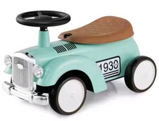 Retro Kids Ride on Toy Kids Sit to Stand Car with Working Steering Wheel & horn