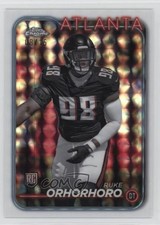 2024 Topps Chrome Rookies White Geometric Refractor 8/15 Ruke Orhorhoro #279 v9t