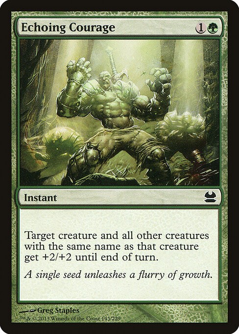 Echoing Courage NonFoil Modern Masters 143 NM MTG