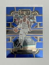 2023-24 Panini Select Concourse #87 Victor Wembanyama Blue Prizm RC