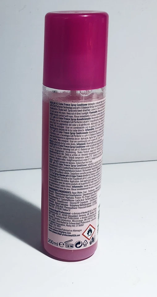 Schwarzkopf BC Bonacure pH 4.5 Color Freeze Spray Condicionador 200ml 6.7 oz - Imagem 2 de 4