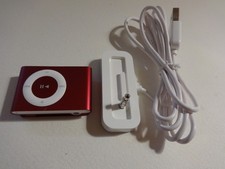 APPLE iPOD SHUFFLE 2ND GEN. RED  1GB...NEW BATTERY...
