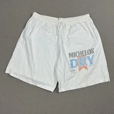 Vintage Michelob Dry Spell Out Shorts 80s 90s Beer Large Preppy golf Classic