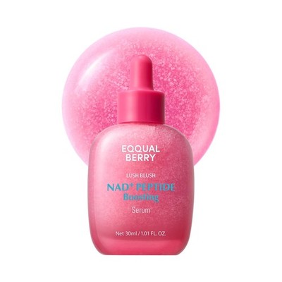 EQQUALBERRY NAD+ Peptide Boosting Smoothie Serum 1.01 Fl Oz (Pack of 1), Pink 