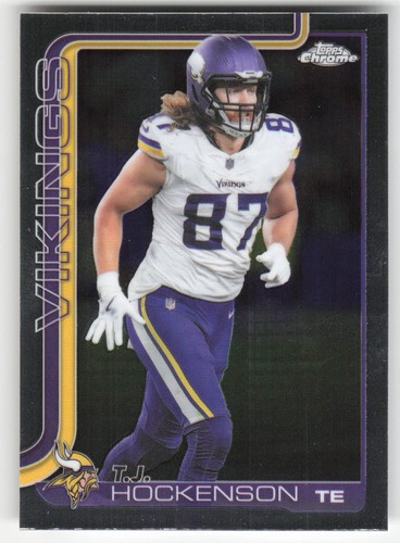 T.J. Hockenson, 2025 Topps Chrome, #200, Minnesota Vikings,