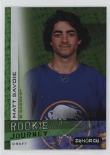 2023 Upper Deck Synergy Rookie Journey Draft Green /399 Matthew Savoie Matt 0x04