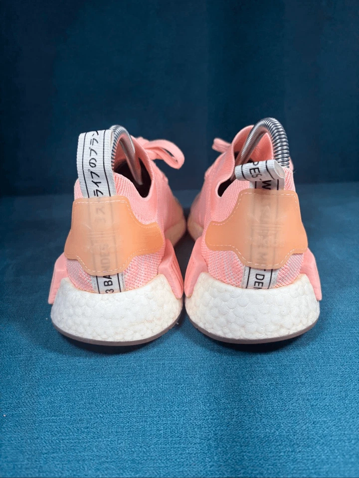 Adidas NMD_R1 Primeknit Naranja Transparente Mujer Zapatillas Talla 6.5 Foto 2 de 4