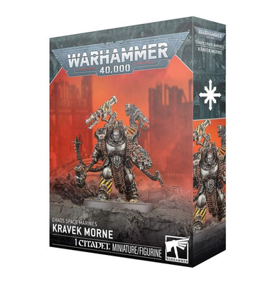 #ad Chaos Space Marines Kravek Morne Pre Order Ships 4 18 $39.95