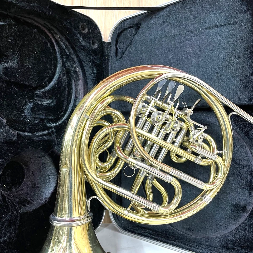 Yamaha YHR-764 Doble Cuerno Francés Completo F/Bb, Campana Desmontable, Laca, Japón Foto 3 de 4