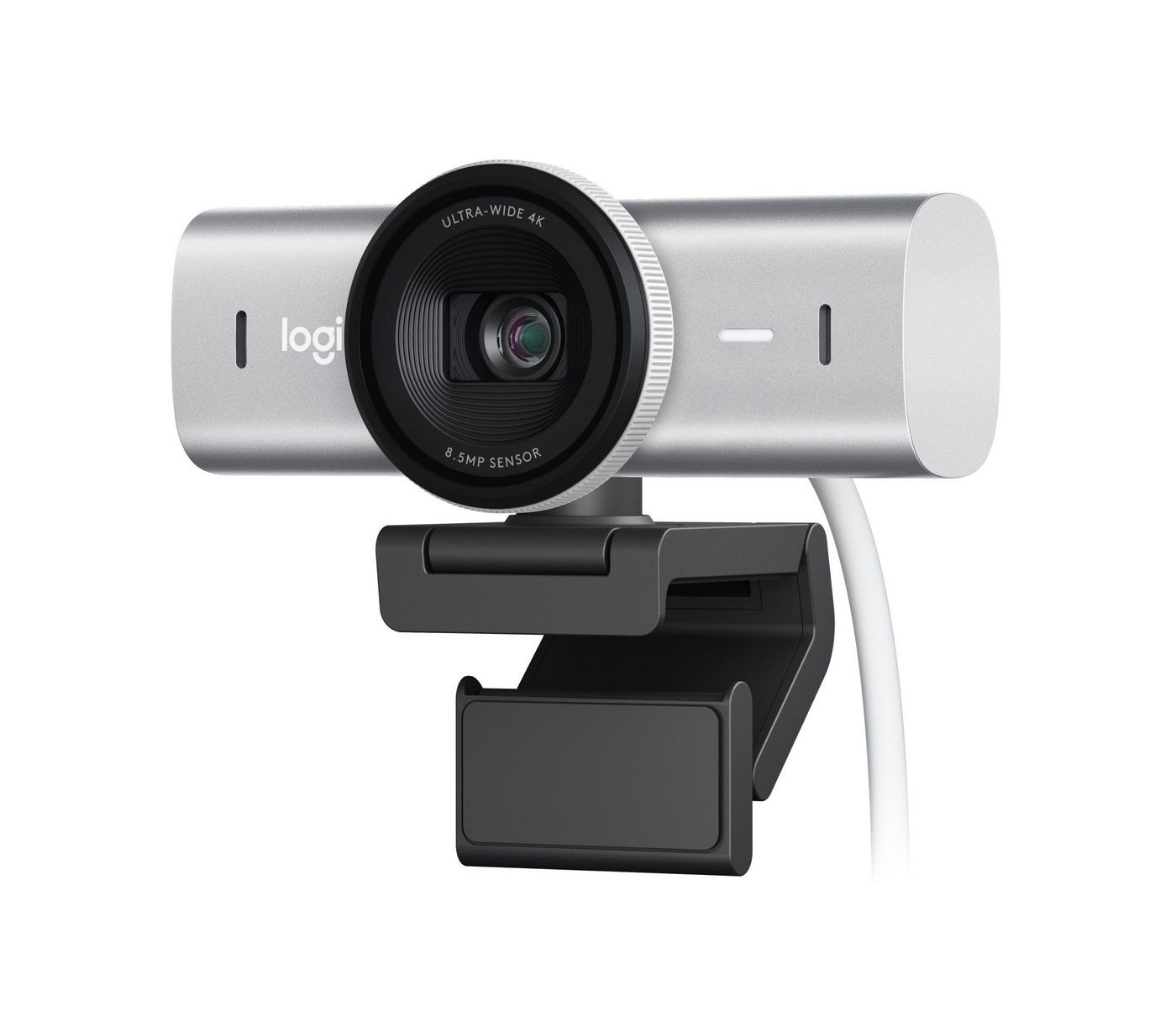 Logitech MX Brio 4K Webcam für Streaming, USB-C, Grigio chiaro | 1080p webcam mit 60 FPS, zwei beamforming-mikrofone mit geräuschreduzierung, show mode für notizen - Bild 2