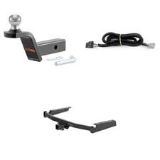 CURT Class 3 Tow Package Trailer Hitch, Wiring, Ball Mount - 13394, 56083, 45152