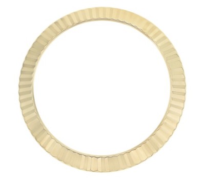 FLUTED BEZEL FOR 41 ROLEX DATEJUST 126300 126334 126334BL 228238 18K REAL GOLD