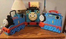 Lot Of 3 Vintage 2002-2014 Thomas The Train Take N Play Engine Carrying Case Set
