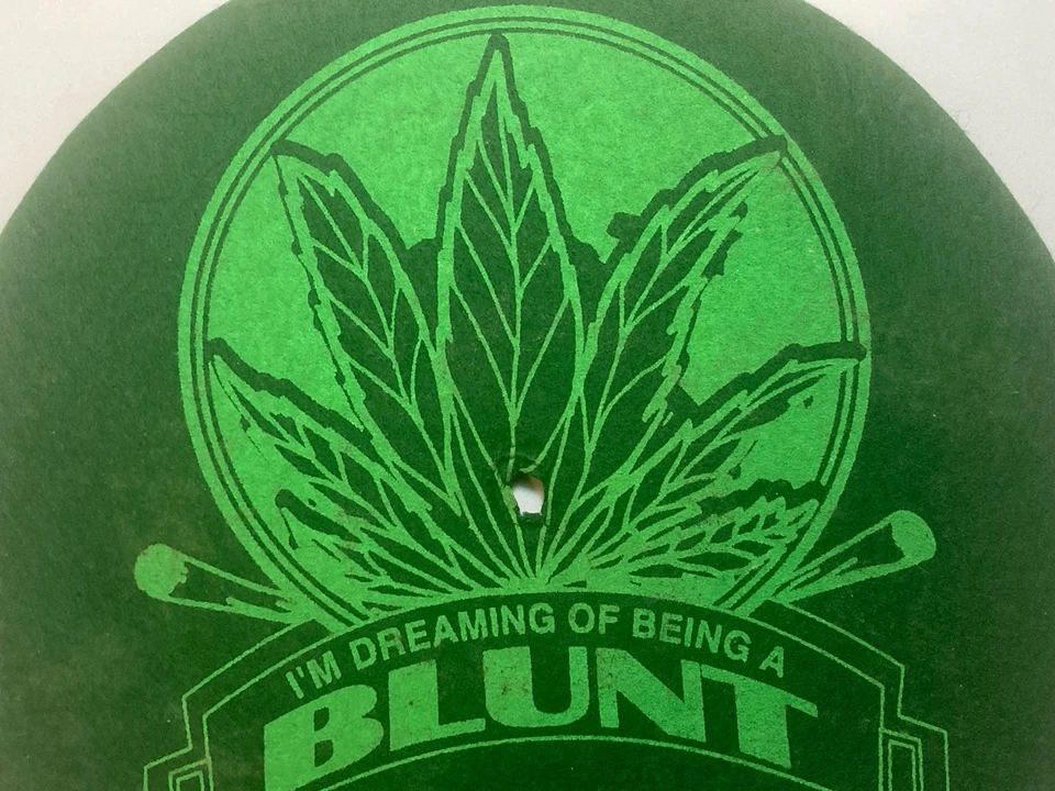 Vtg Turntable Slipmat I'm Dreaming of Being A Blunt 12" Vinyl Record - Image 2 of 4