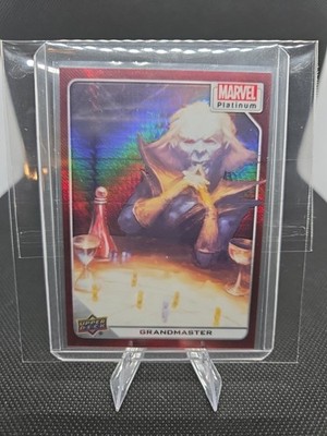 Upper Deck Marvel Platinum Red Prism Grandmaster 040/199