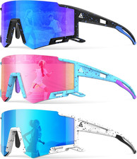 Kids Sunglasses Youth Baseball Sunglasses for Boys Girls Age 6-14 Sports UV400 P