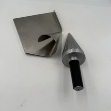 Carnival King Waffle Cone Maker Roller Mold Cast Aluminum Tool 9.5”, 2-Piece Set