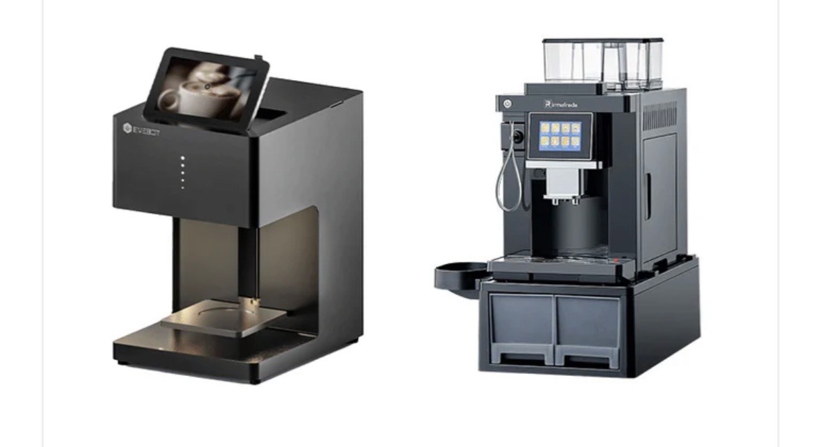 Evebot Coffee Machine - Making Lattes and Art Eb Pro