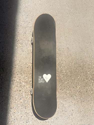 The Heart Supply Complete Wood Skateboard Black/Multicolor kids skateboard