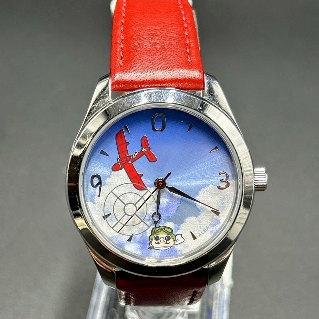 Porco Rosso Wrist Watch 30th Anniversary ALBA SEIKO Ghibli Limited to 900
