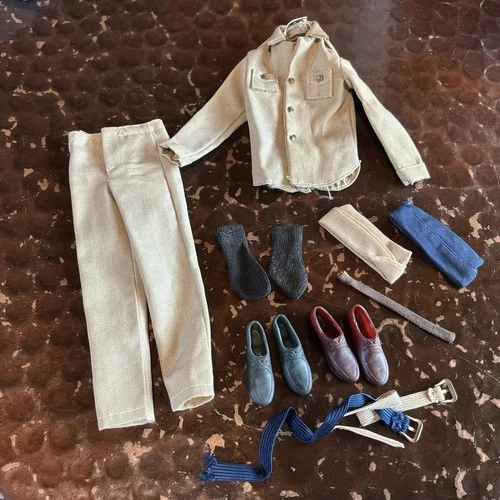 Vtg 1963-1965 Ken Outfit #797 Us Army & Airforce Uniform Set Barbie Mattel READ