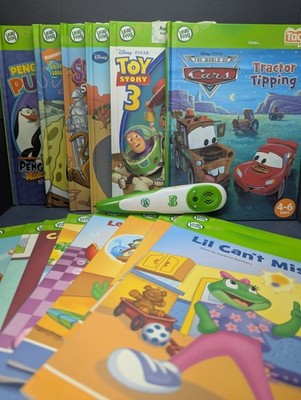 LeapFrog Tag Reading System Bundle   16 Books + Tag Pen (Works!)