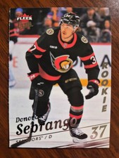 2025-26 Fleer Ultra Donovan Sebrango #159 Rookie Card, Ottawa Senators. rookie card picture