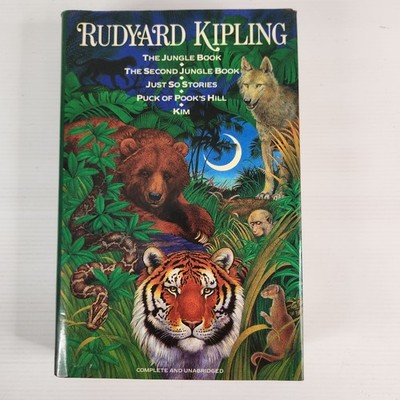Worlds Greatest Writers Rudyard Kipling 5 Book Omnibus 1986
