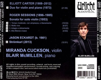CARTER, SESSIONS, ECKARDT NEW CD