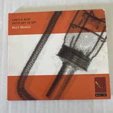 Billy Bragg-Lifes A Riot W/Spy Vs Spy 2xCD Elektra British Anti-Folk 1st release