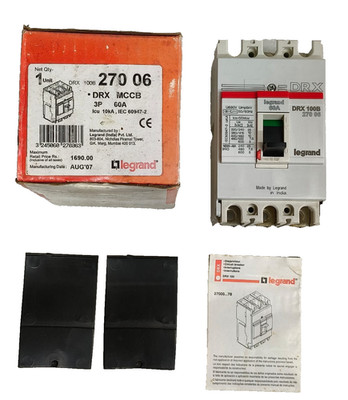 LEGRAND DRX CIRCUIT BREAKER 60A 3P FAST SHIPPING