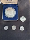 MERCURY DIMES SILVER PROOF STATE QUARTER AND 90% SILVER DOLLAR  COLLECTION LOT