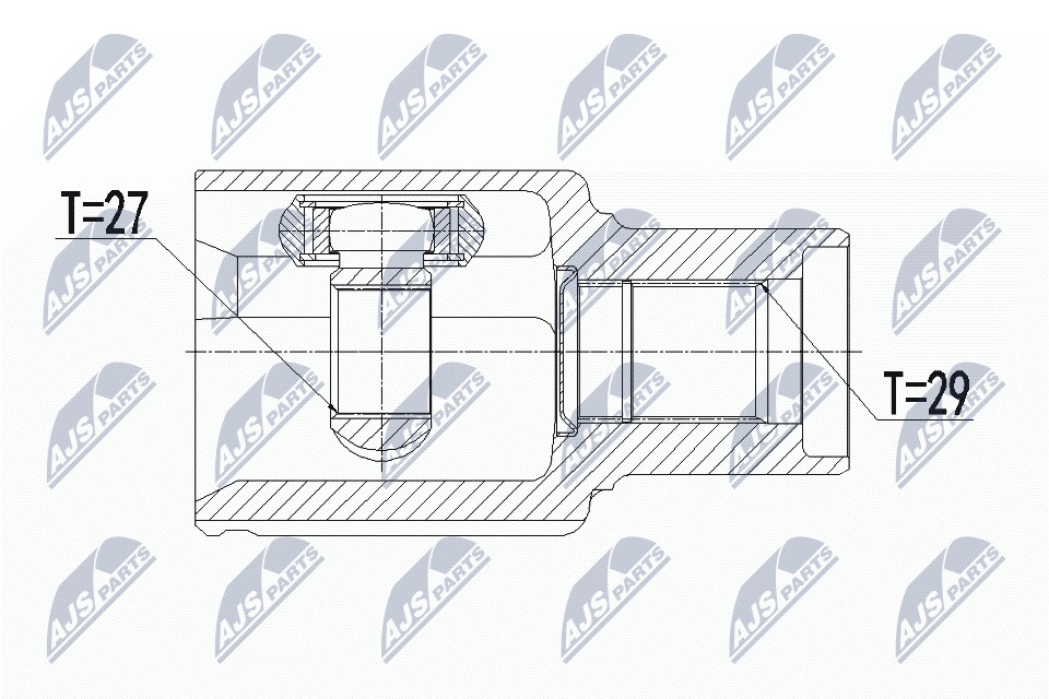 ✅Fits NTY NPW-FR-089 INNER CV JOINT ⭐UK Seller⭐ - Image 6