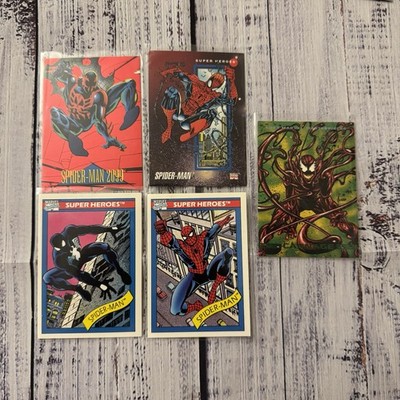 Marvels Spider Man Carnage Spider Man 2099 Cards Lot of 5 Cards