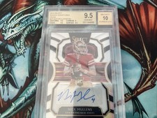 2018 Panini Select Rookie Signatures /199 Nick Mullens GEM MINT. BGS  9.5  Auto