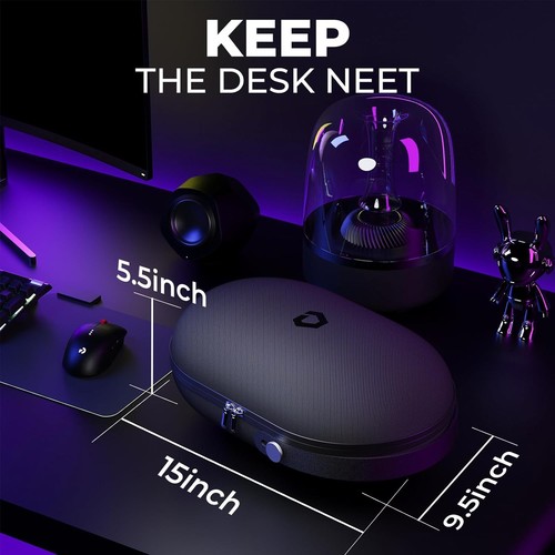 DESTEK CC2 Case for Meta Quest 3/ Quest Pro/Pico 4 - Hard Shell, Organized Stora - Picture 4 of 6