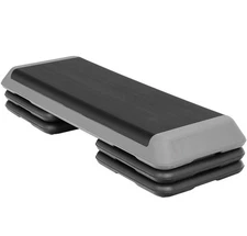 43'' Exercise Aerobic Step Platform Adjustable Fitness Stepper with 4 Detachable