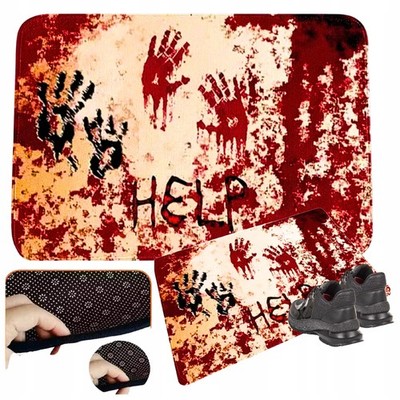 Wanjin Halloween Fußmatte Horror-Motiv 40x60cm