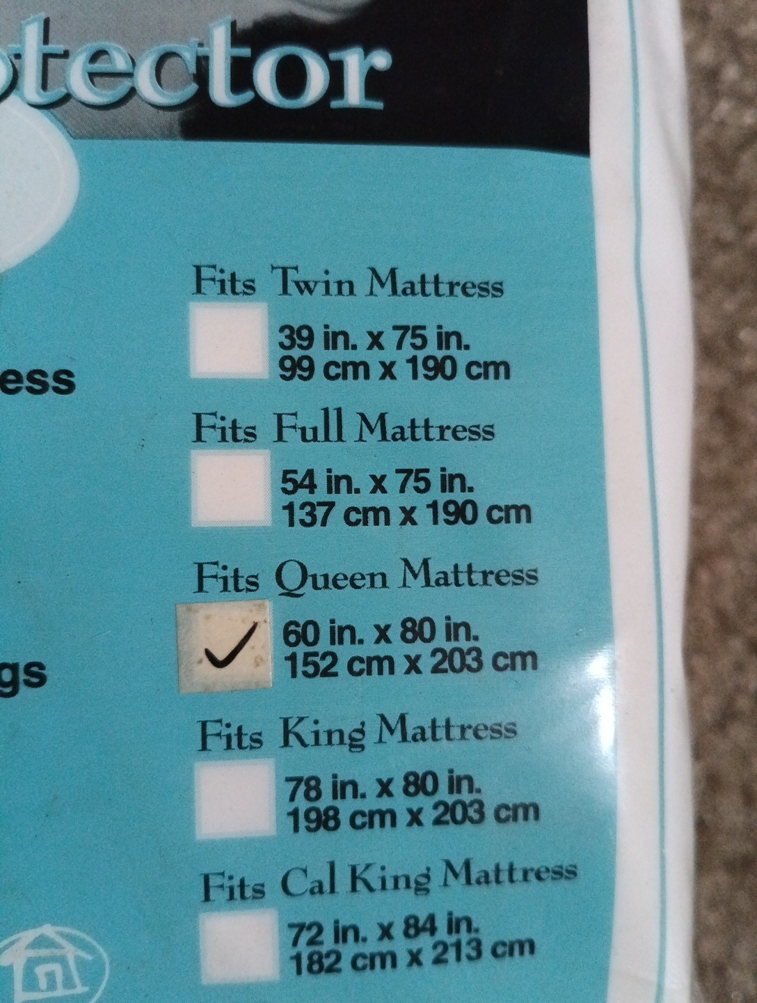 Queen size Zippered Soft Vinyl Mattress Protector Cover Fit 12" Deep Waterproof