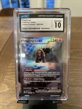 CGC 10 Carte Pokemon INGLESE TING-LU ex 263/193 Sv02 Paldea Evoluted SIR