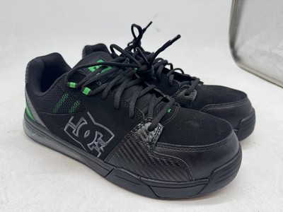 DC Versatile KB Men's Black Green Lace Up Athletic Running Shoes - 9.5