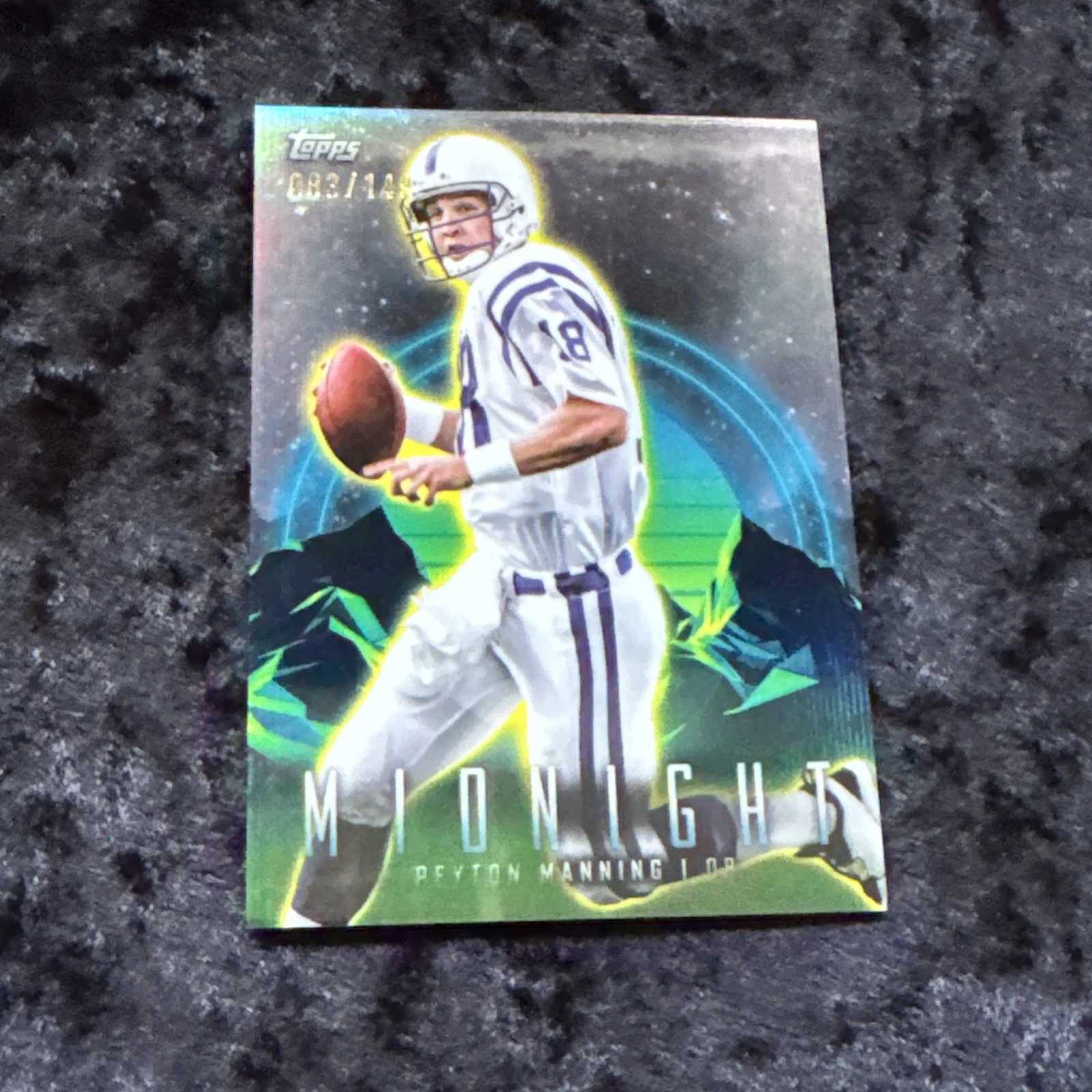 2024 TOPPS MIDNIGHT TWILIGHT Parallel SP /149 #44 PEYTON MANNING HOF- Mint