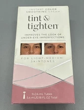 Tint & Tighten Instant Color Soothing Cream 0.18oz Light/Medium 9-0.6 ml Tubes
